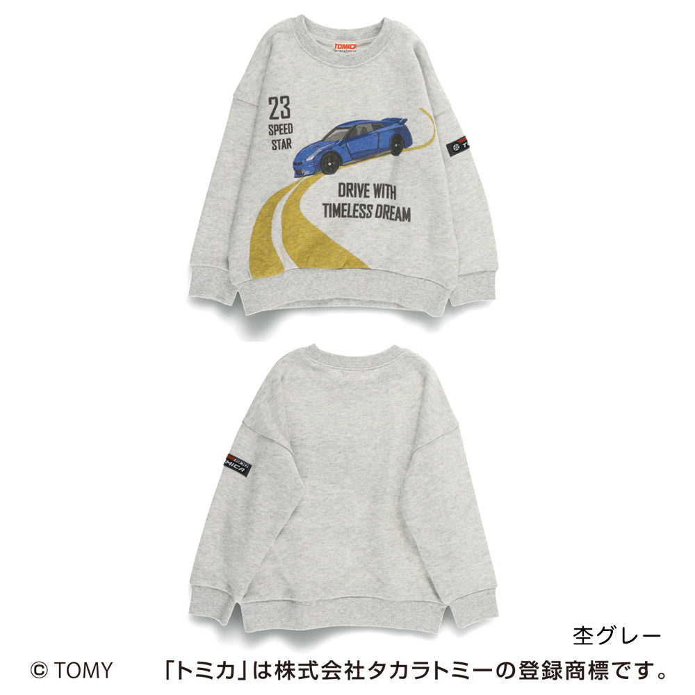 日本童裝 Branshes x TOMICA 印花衛衣 80-130cm 男童款 冬季 TOPS