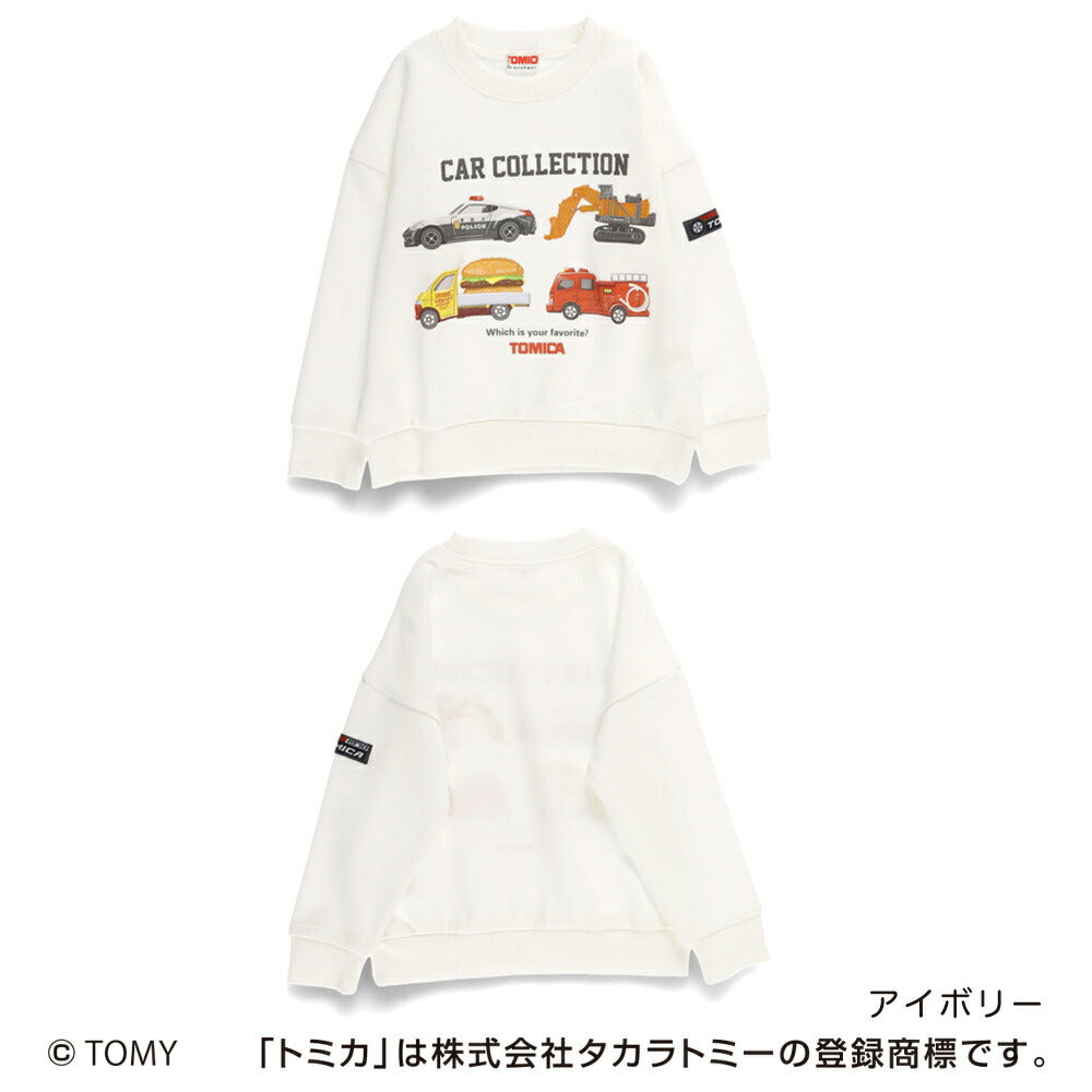 日本童裝 Branshes x TOMICA 印花衛衣 80-130cm 男童款 冬季 TOPS