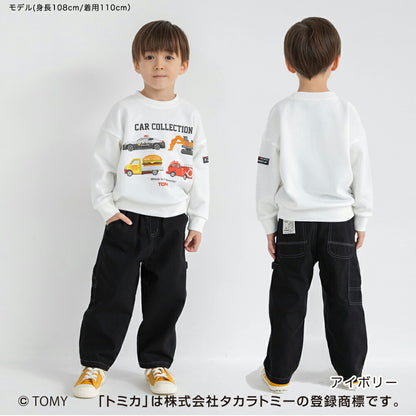 日本童裝 Branshes x TOMICA 印花衛衣 80-130cm 男童款 冬季 TOPS