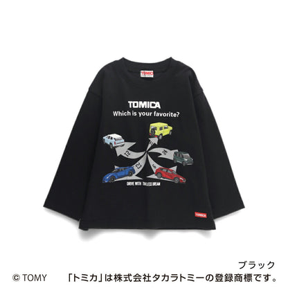 日本童裝 Branshes x TOMICA 印花衛衣 80-130cm 男童款 冬季 TOPS