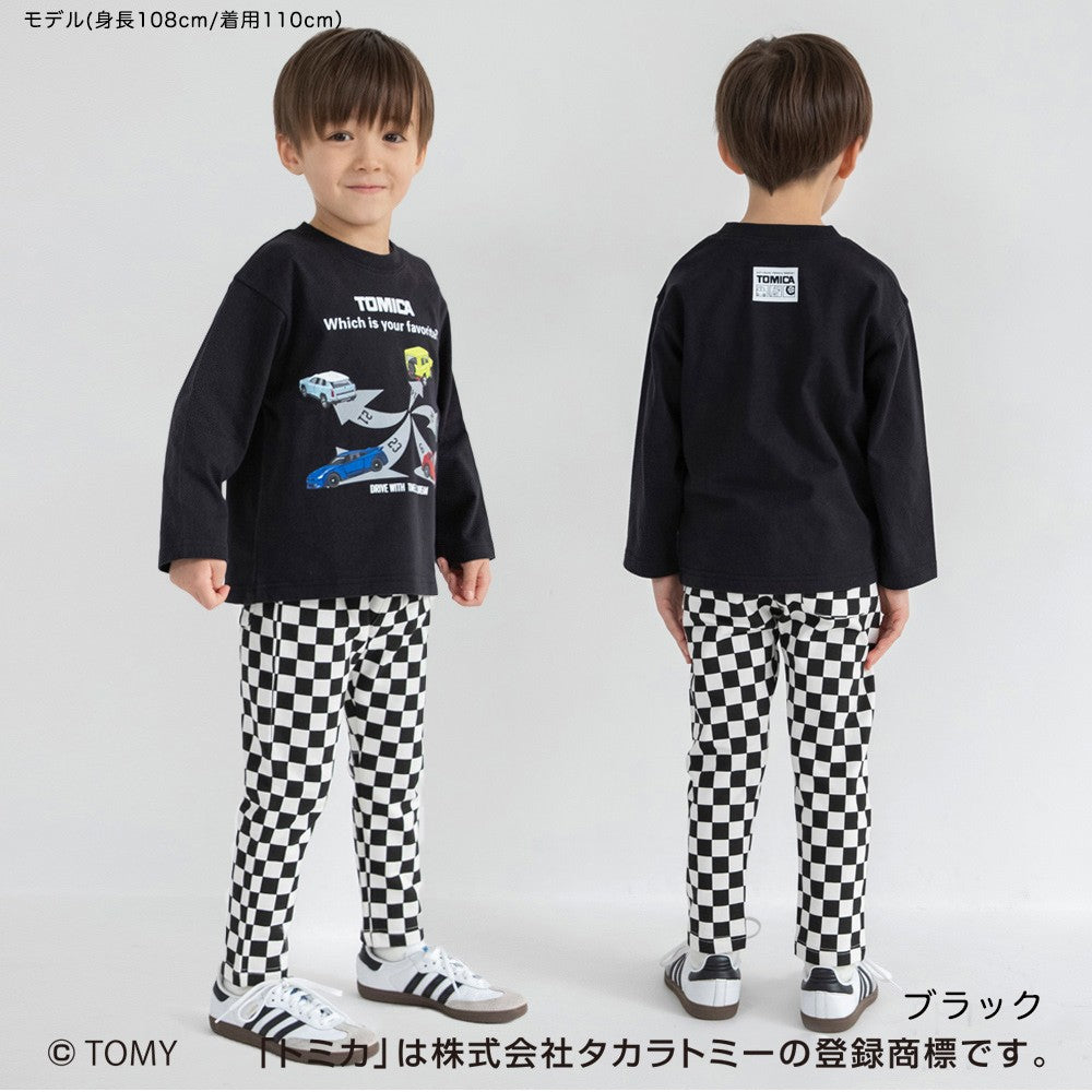 日本童裝 Branshes x TOMICA 印花衛衣 80-130cm 男童款 冬季 TOPS