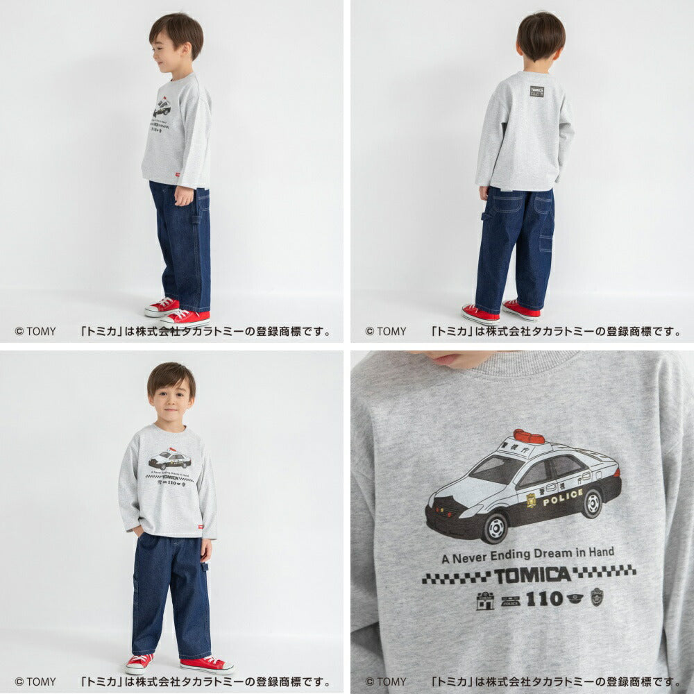 日本童裝 Branshes x TOMICA 印花衛衣 80-130cm 男童款 冬季 TOPS