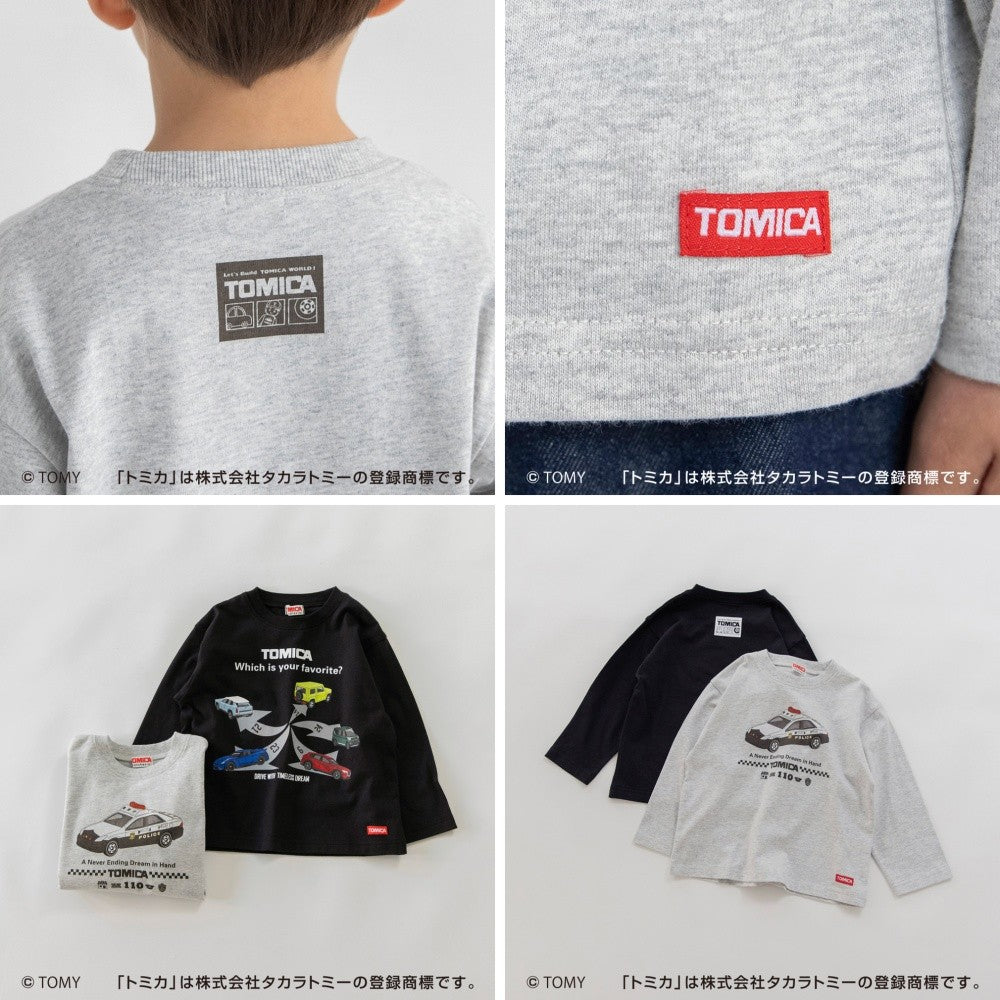 日本童裝 Branshes x TOMICA 印花衛衣 80-130cm 男童款 冬季 TOPS