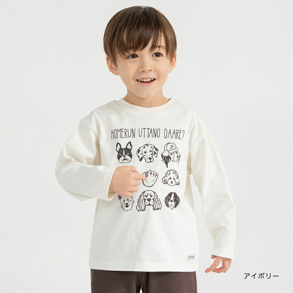 日本童裝 Branshes 印花上衣 80-130cm 男童款 冬季 TOPS