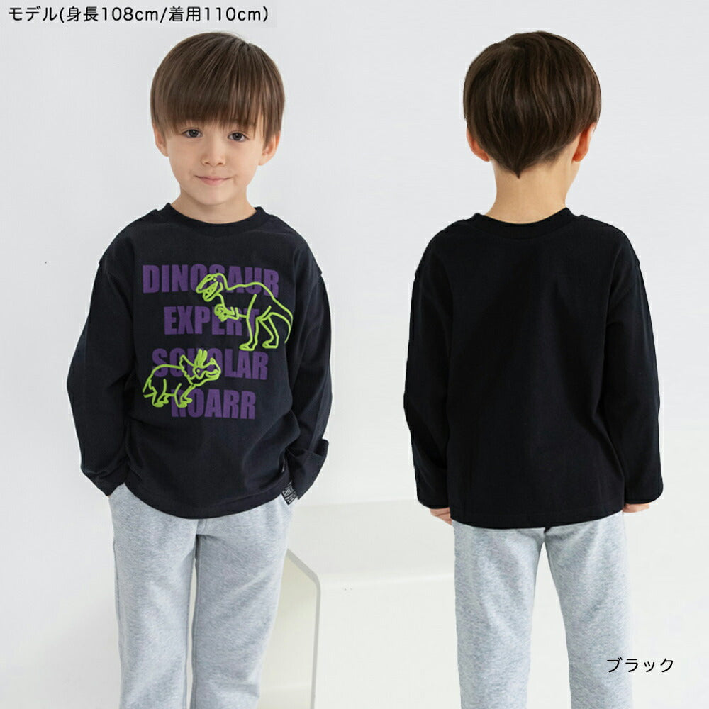 日本童裝 Branshes 印花上衣 80-130cm 男童款 冬季 TOPS