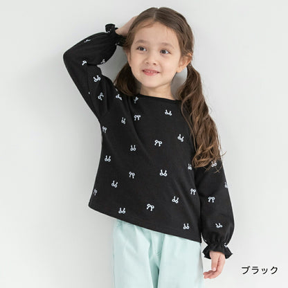 日本童裝 Branshes 長袖上衣 80-130cm 女童款 冬季 TOPS