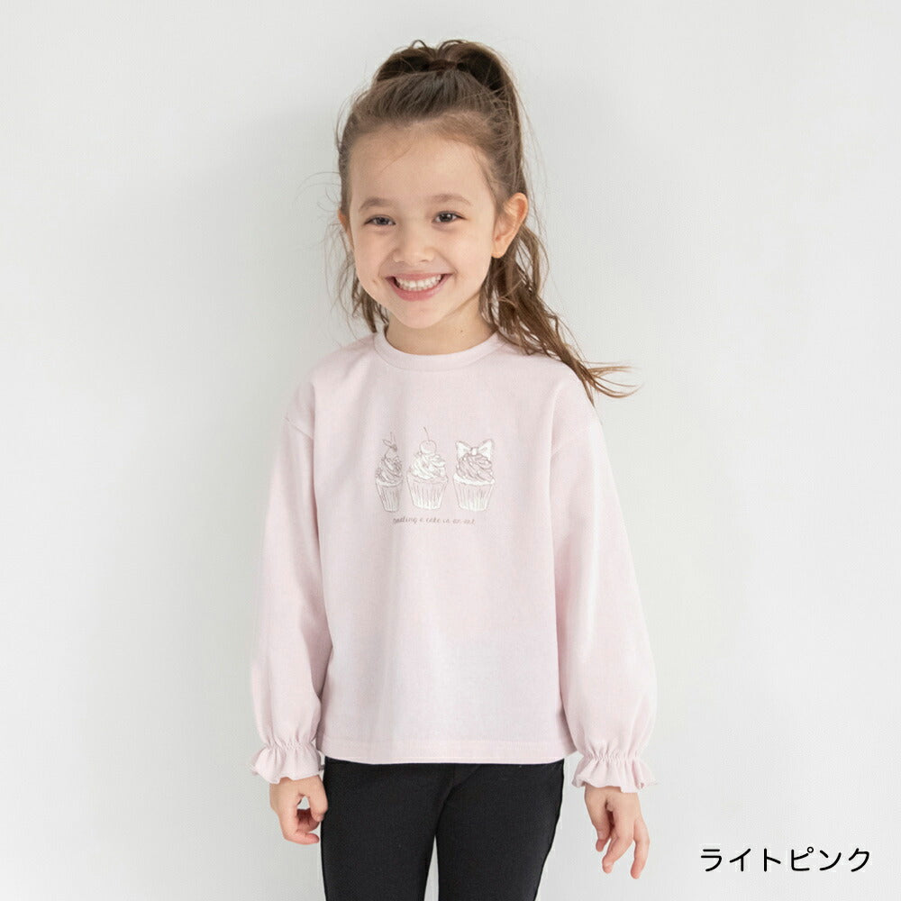 日本童裝 Branshes 長袖上衣 80-130cm 女童款 冬季 TOPS