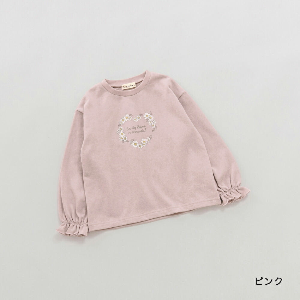 日本童裝 Branshes 長袖上衣 80-130cm 女童款 冬季 TOPS