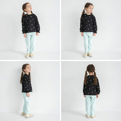 日本童裝 Branshes 長袖上衣 80-130cm 女童款 冬季 TOPS