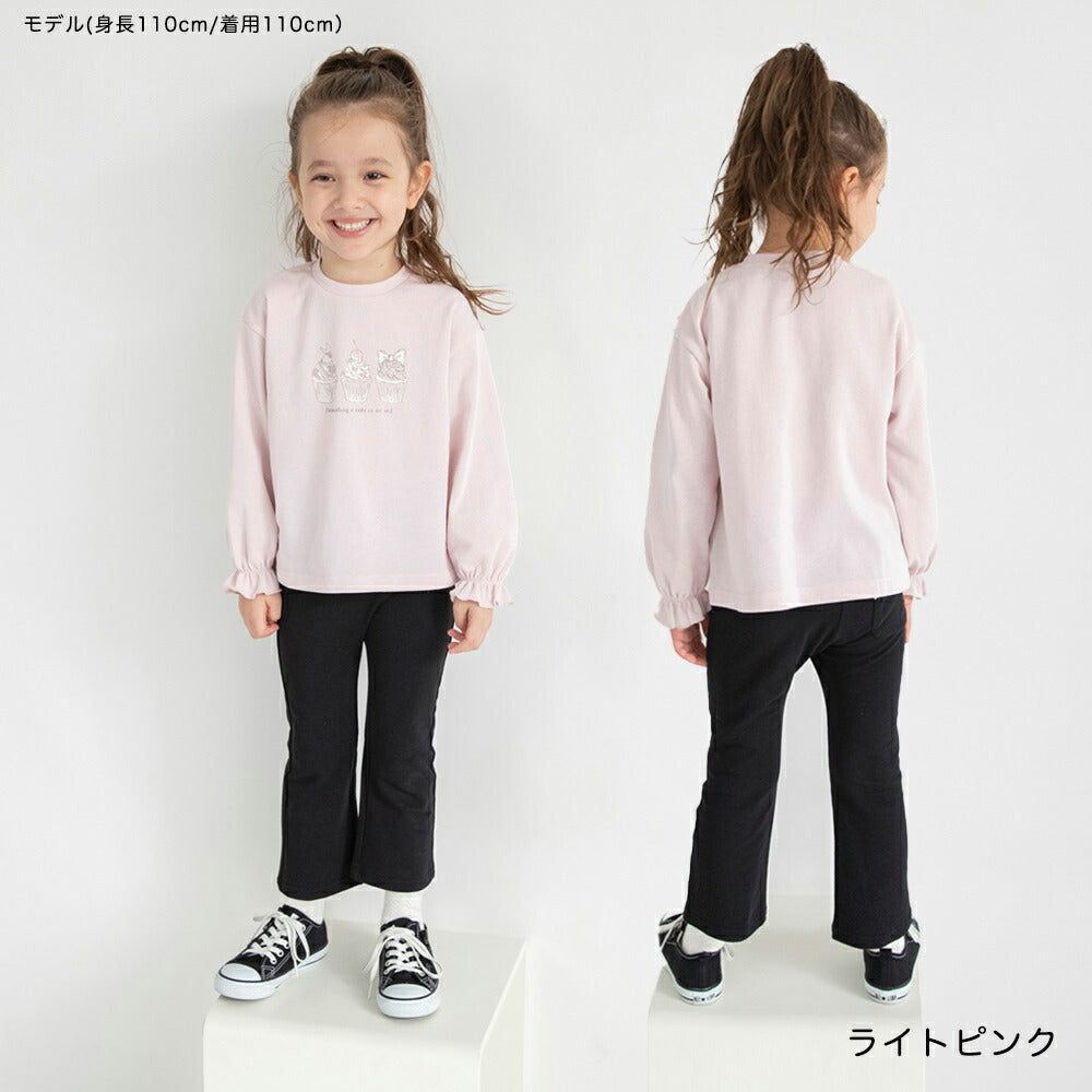 日本童裝 Branshes 長袖上衣 80-130cm 女童款 冬季 TOPS