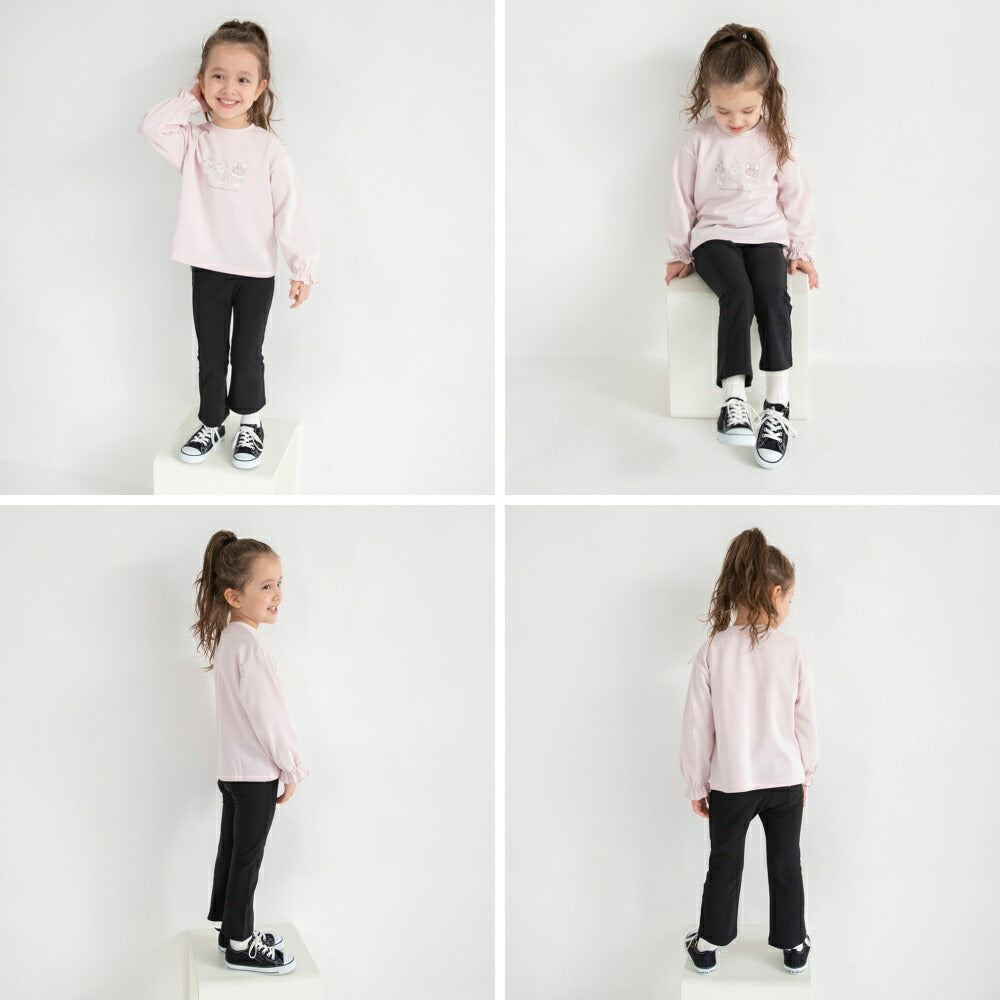 日本童裝 Branshes 長袖上衣 80-130cm 女童款 冬季 TOPS