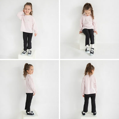 日本童裝 Branshes 長袖上衣 80-130cm 女童款 冬季 TOPS