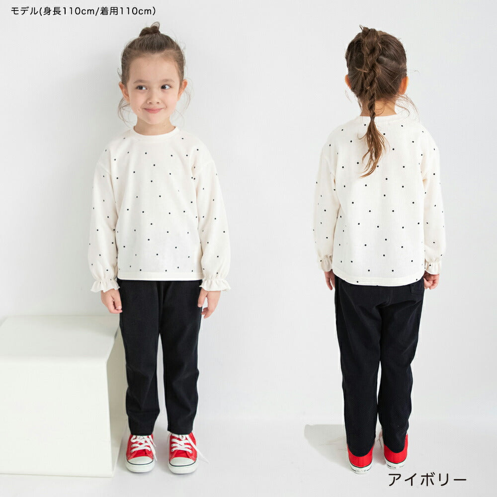 日本童裝 Branshes 長袖上衣 80-130cm 女童款 冬季 TOPS