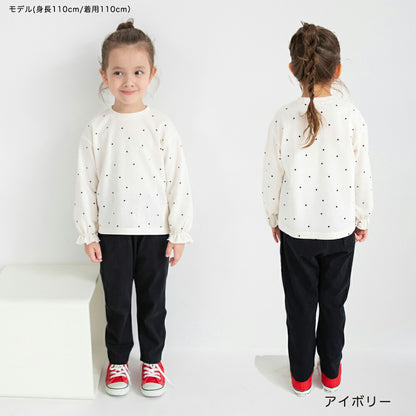 日本童裝 Branshes 長袖上衣 80-130cm 女童款 冬季 TOPS