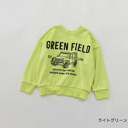 日本童裝 Branshes 印花衛衣 80-130cm 男童款 冬季 TOPS