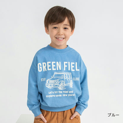 日本童裝 Branshes 印花衛衣 80-130cm 男童款 冬季 TOPS