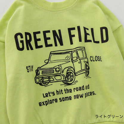 日本童裝 Branshes 印花衛衣 80-130cm 男童款 冬季 TOPS