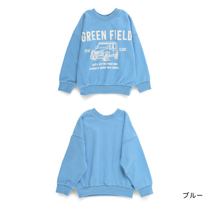 日本童裝 Branshes 印花衛衣 80-130cm 男童款 冬季 TOPS