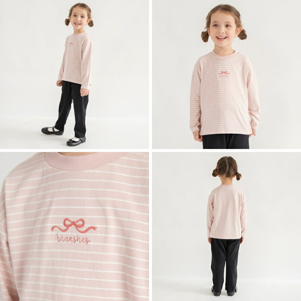 日本童裝 Branshes 印花上衣 80-130cm 女童款 冬季 TOPS