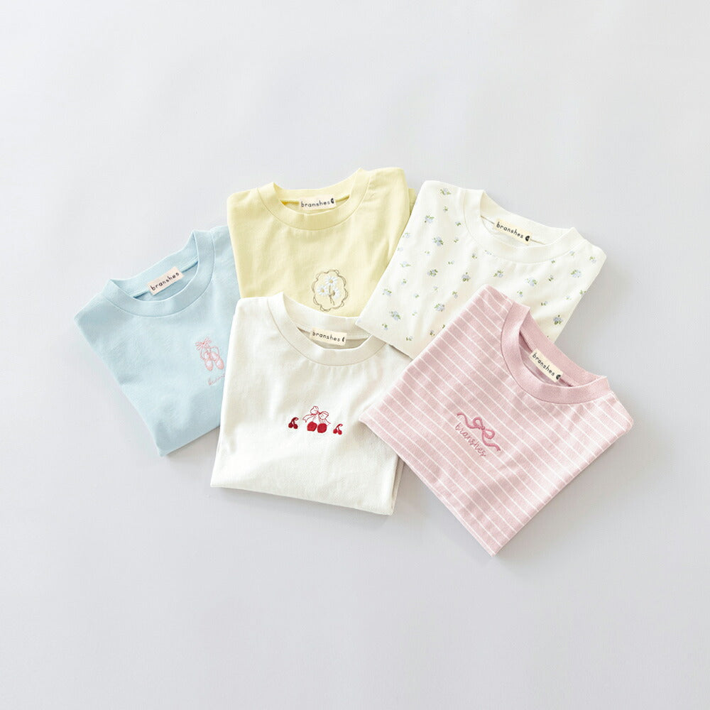 日本童裝 Branshes 印花上衣 80-130cm 女童款 冬季 TOPS