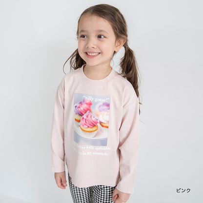 日本童裝 Branshes 印花上衣 80-150cm 女童款 冬季 TOPS