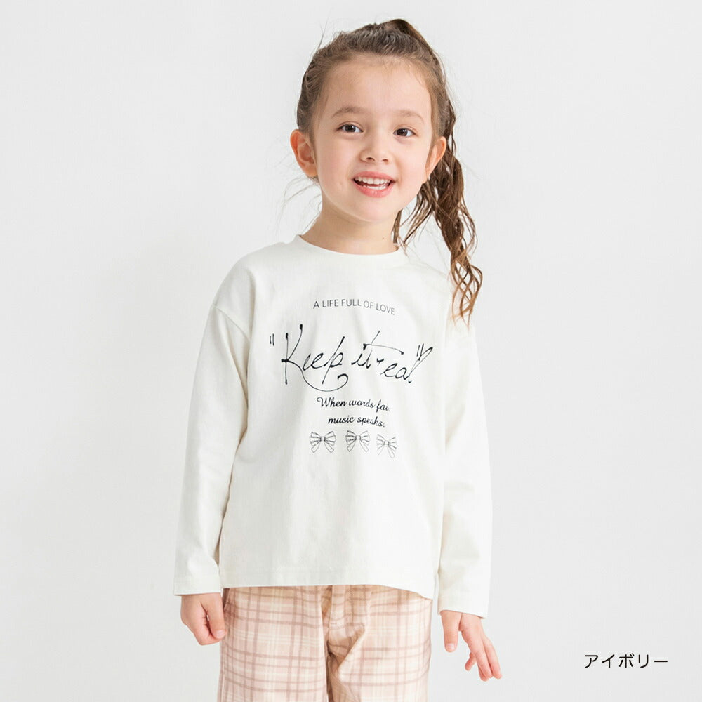 日本童裝 Branshes 印花上衣 80-150cm 女童款 冬季 TOPS