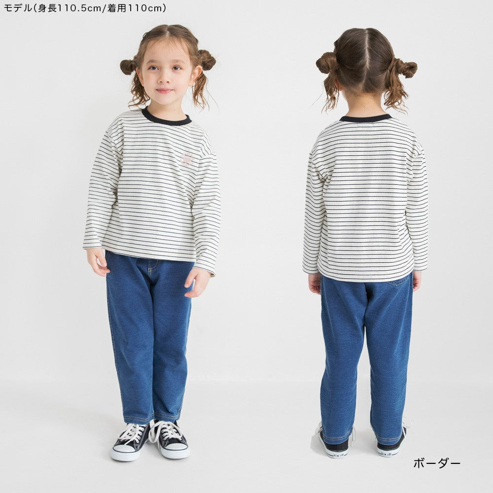 日本童裝 Branshes 印花上衣 80-150cm 女童款 冬季 TOPS