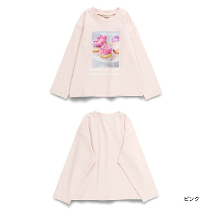 日本童裝 Branshes 印花上衣 80-150cm 女童款 冬季 TOPS