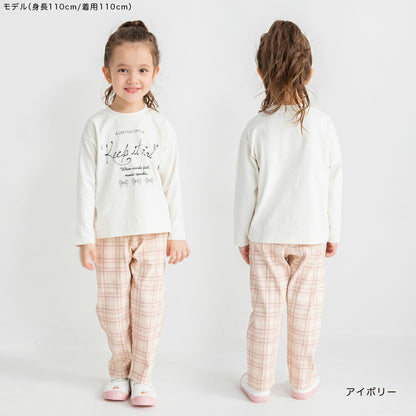 日本童裝 Branshes 印花上衣 80-150cm 女童款 冬季 TOPS