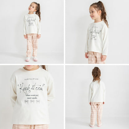 日本童裝 Branshes 印花上衣 80-150cm 女童款 冬季 TOPS