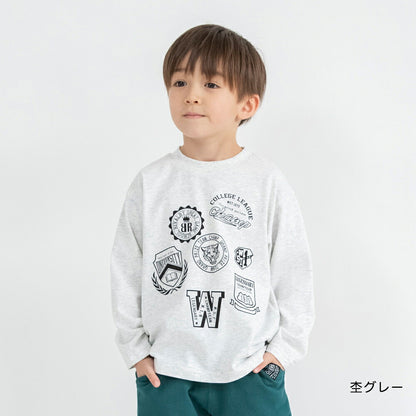 日本童裝 Branshes 印花上衣 80-150cm 男童款 冬季 TOPS 聖誕紅/新年紅