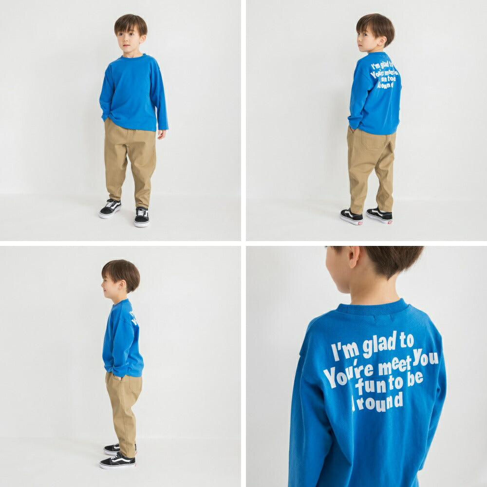 日本童裝 Branshes 印花上衣 80-150cm 男童款 冬季 TOPS 聖誕紅/新年紅