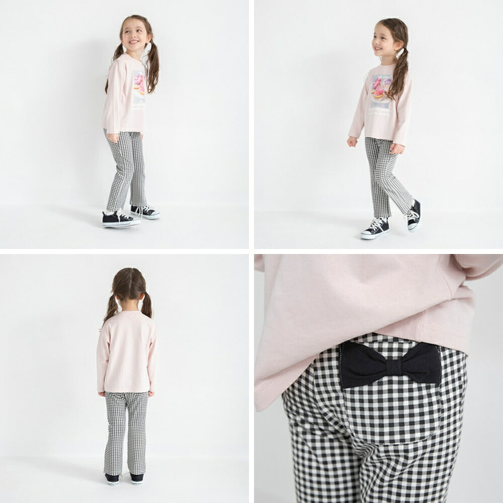 日本童裝 Branshes  緞帶口袋長褲 80-130cm 女童款 冬季 PANTS