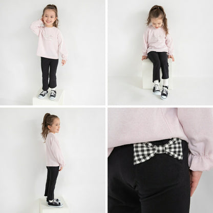 日本童裝 Branshes  緞帶口袋長褲 80-130cm 女童款 冬季 PANTS