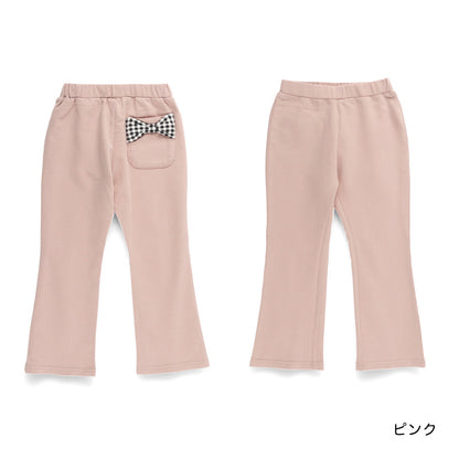日本童裝 Branshes  緞帶口袋長褲 80-130cm 女童款 冬季 PANTS