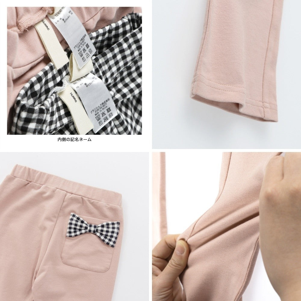 日本童裝 Branshes  緞帶口袋長褲 80-130cm 女童款 冬季 PANTS