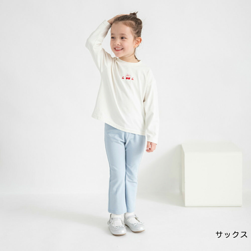 日本童裝 Branshes  緞帶口袋長褲 80-130cm 女童款 冬季 PANTS