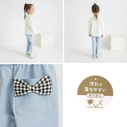 日本童裝 Branshes  緞帶口袋長褲 80-130cm 女童款 冬季 PANTS