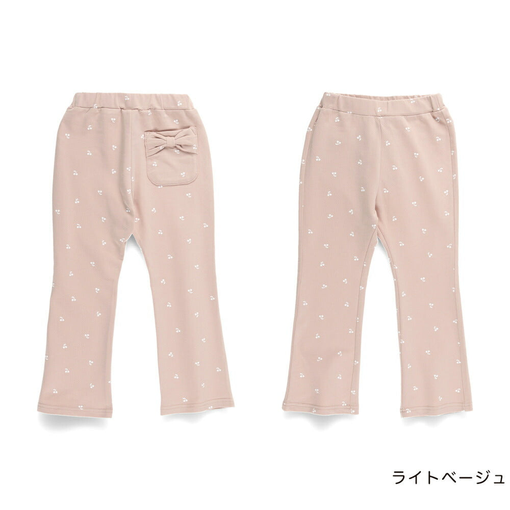 日本童裝 Branshes  緞帶口袋長褲 80-130cm 女童款 冬季 PANTS