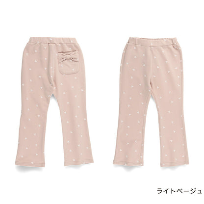日本童裝 Branshes  緞帶口袋長褲 80-130cm 女童款 冬季 PANTS