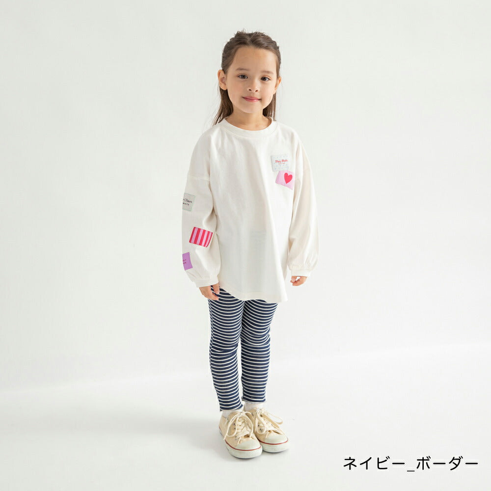 日本童裝 Branshes 緊身褲 90-140cm 女童款 冬季 PANTS