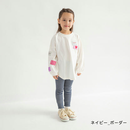 日本童裝 Branshes 緊身褲 90-140cm 女童款 冬季 PANTS