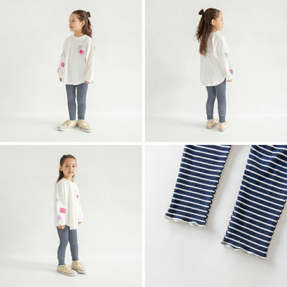 日本童裝 Branshes 緊身褲 90-140cm 女童款 冬季 PANTS