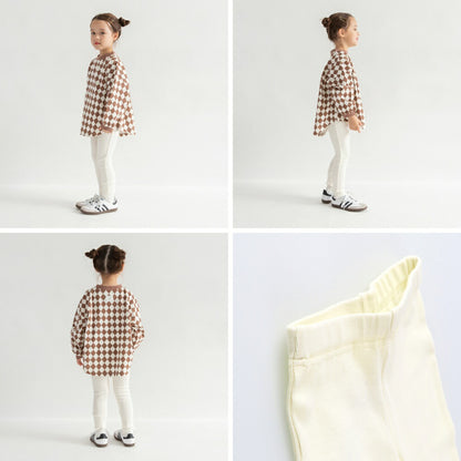 日本童裝 Branshes 緊身褲 90-140cm 女童款 冬季 PANTS