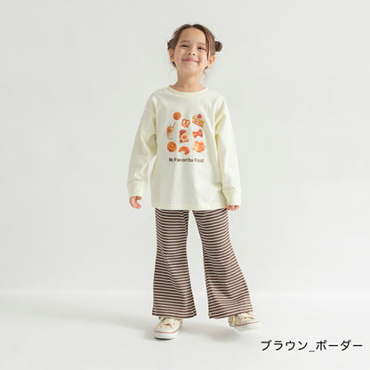 日本童裝 Branshes 喇叭長褲 90-150cm 女童款 冬季 PANTS