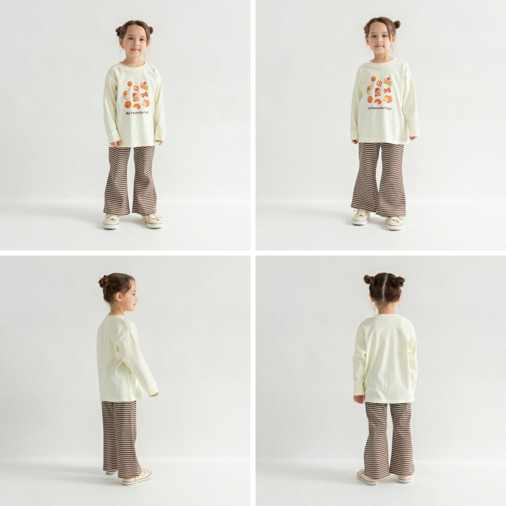 日本童裝 Branshes 喇叭長褲 90-150cm 女童款 冬季 PANTS