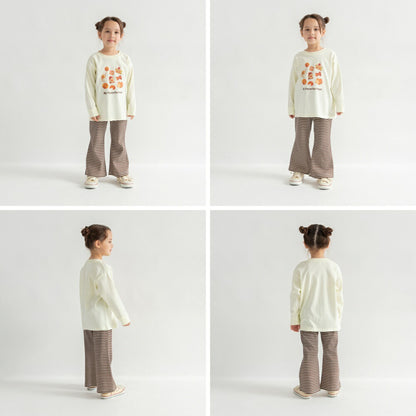 日本童裝 Branshes 喇叭長褲 90-150cm 女童款 冬季 PANTS