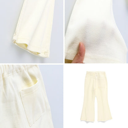 日本童裝 Branshes 喇叭長褲 90-150cm 女童款 冬季 PANTS