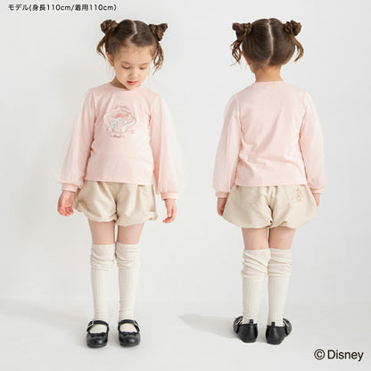 日本童裝 Branshes x Disney 網紗袖衛衣 90-130cm 女童款 春季 TOPS