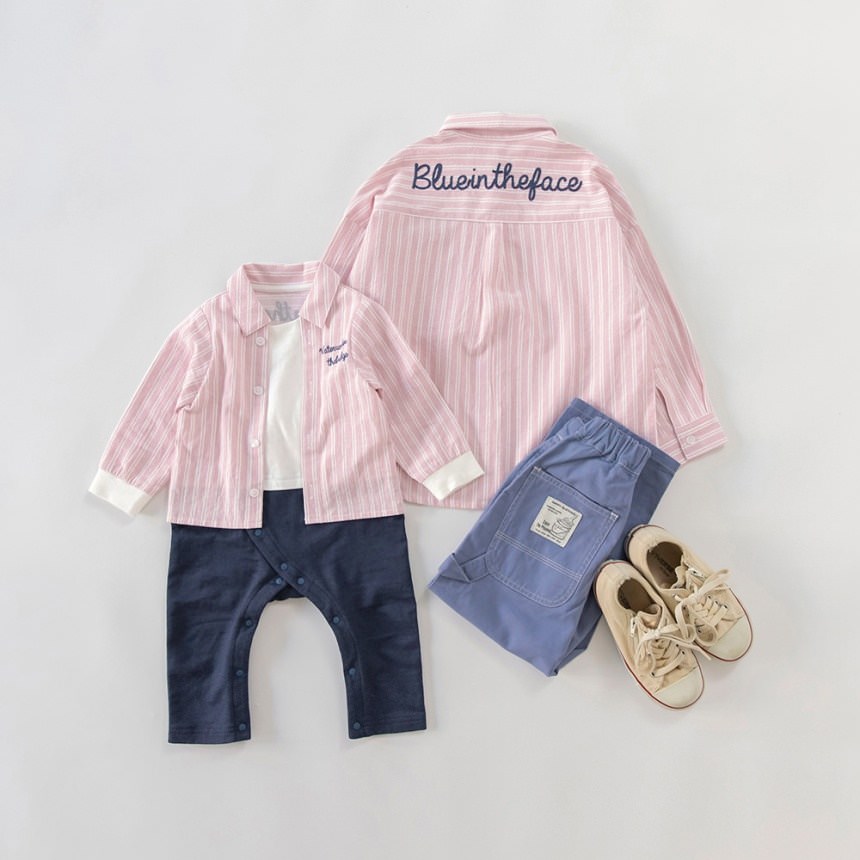 日本童裝 Branshes 襯衫 80-150cm 男童款 春季 TOPS 新之春